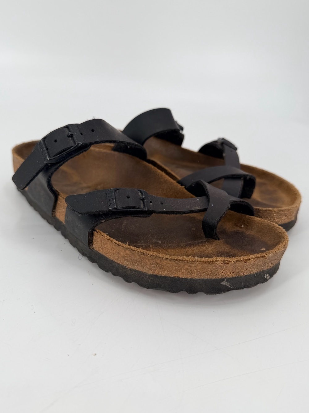 Birkenstock Black Mayari Birkoflor Sandals 37
